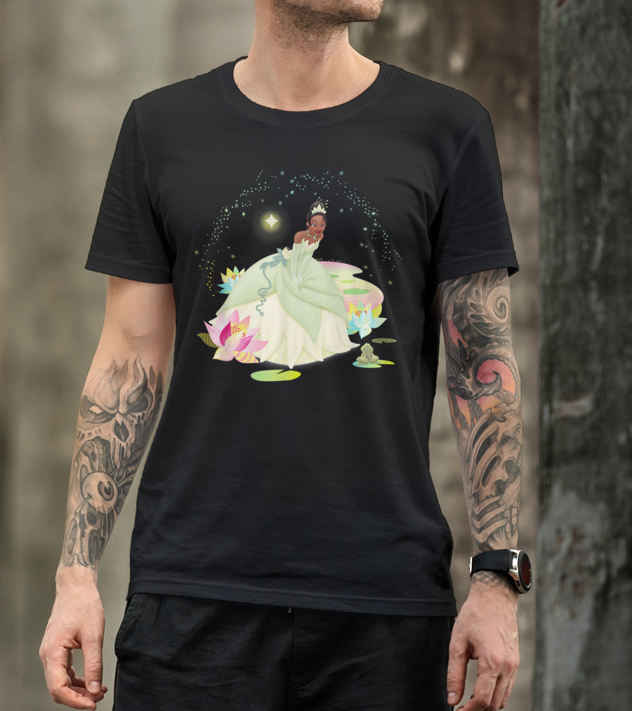 Disney Princess And The Frog Tiana Magical Bayou Scene T-Shirt