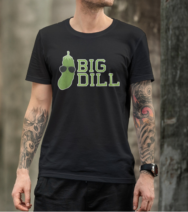 Big Dill Pun With Cool Sunglasses Pickle T-Shirt