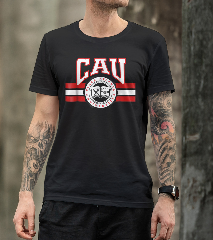 Clark Atlanta University CAU 1988 HBCU College For Service Seal T-Shirt