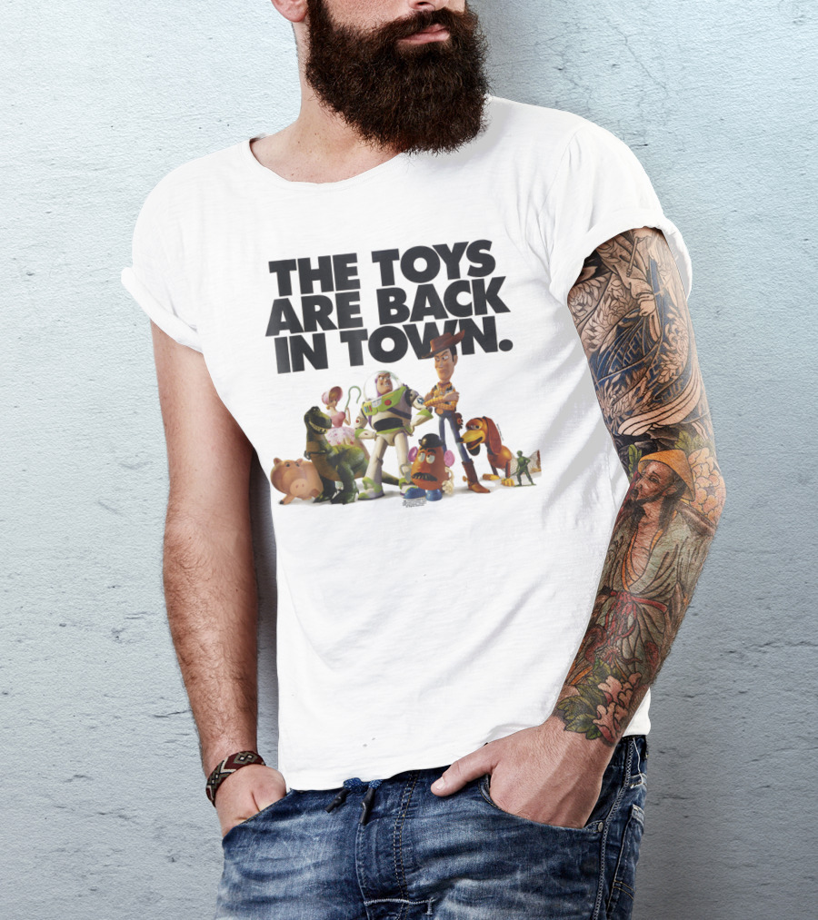 The Toys Are Back In Town Disney Pixar Toy Story Characters T-Shirt