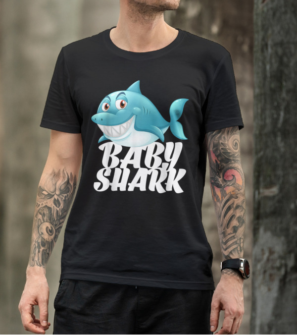 Baby Shark Lovers I Love Sharks T-Shirt