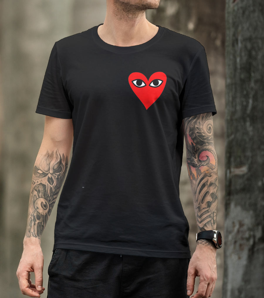 Heart For Comme Des Garçons Red Eye T-Shirt