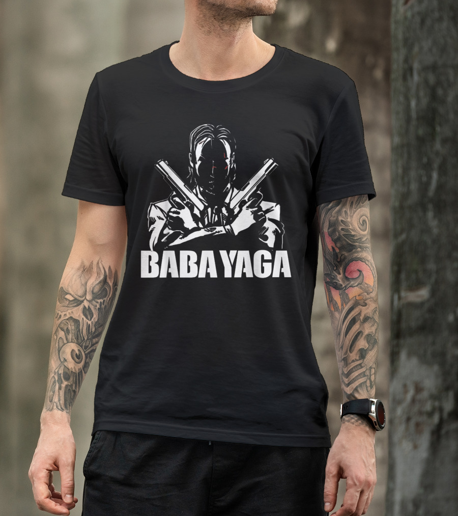 Baba Yaga John Wick Dual Pistols T-Shirt