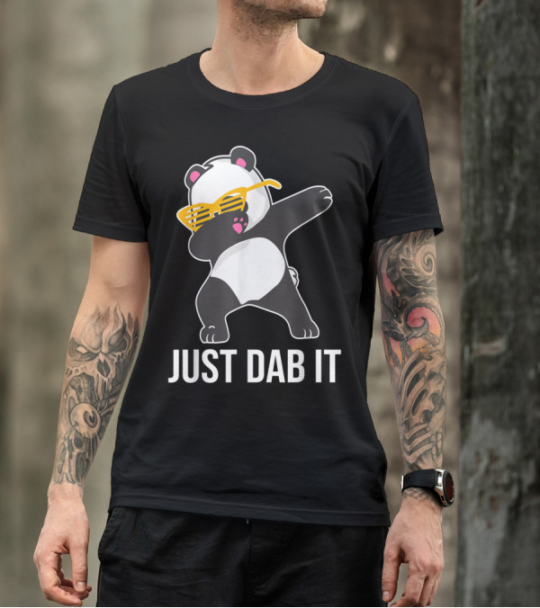 Just Dab It Panda With Sunglasses Dabbing T-Shirt