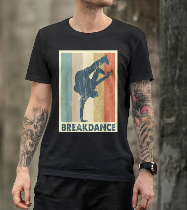 Breakdance Handstand Boys B Boying Vintage T-Shirt