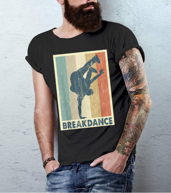 Breakdance Handstand Boys B Boying Vintage T-Shirt