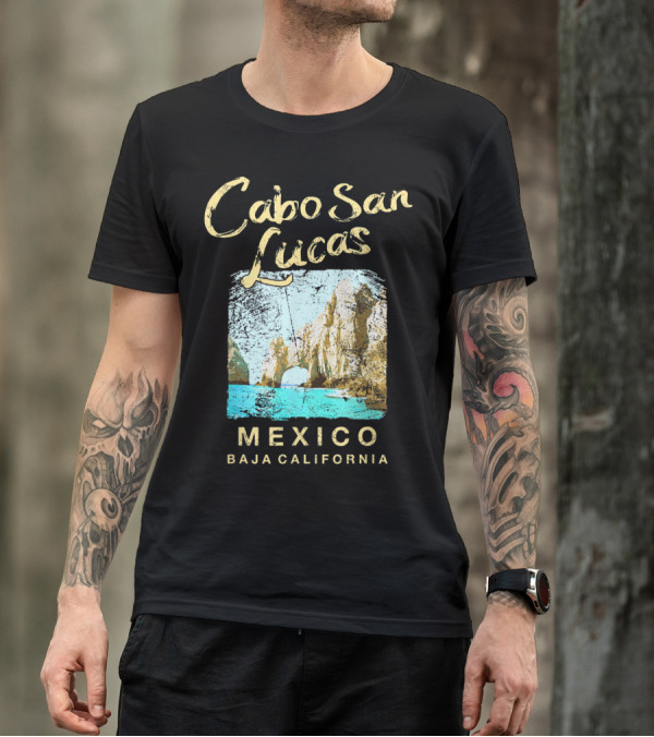 Cabo San Lucas Mexico Baja California Arch Ocean Scene T-Shirt