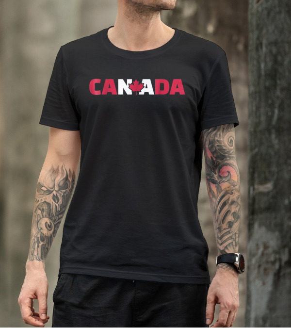 CANADA Maple Leaf Flag Canada T-Shirt