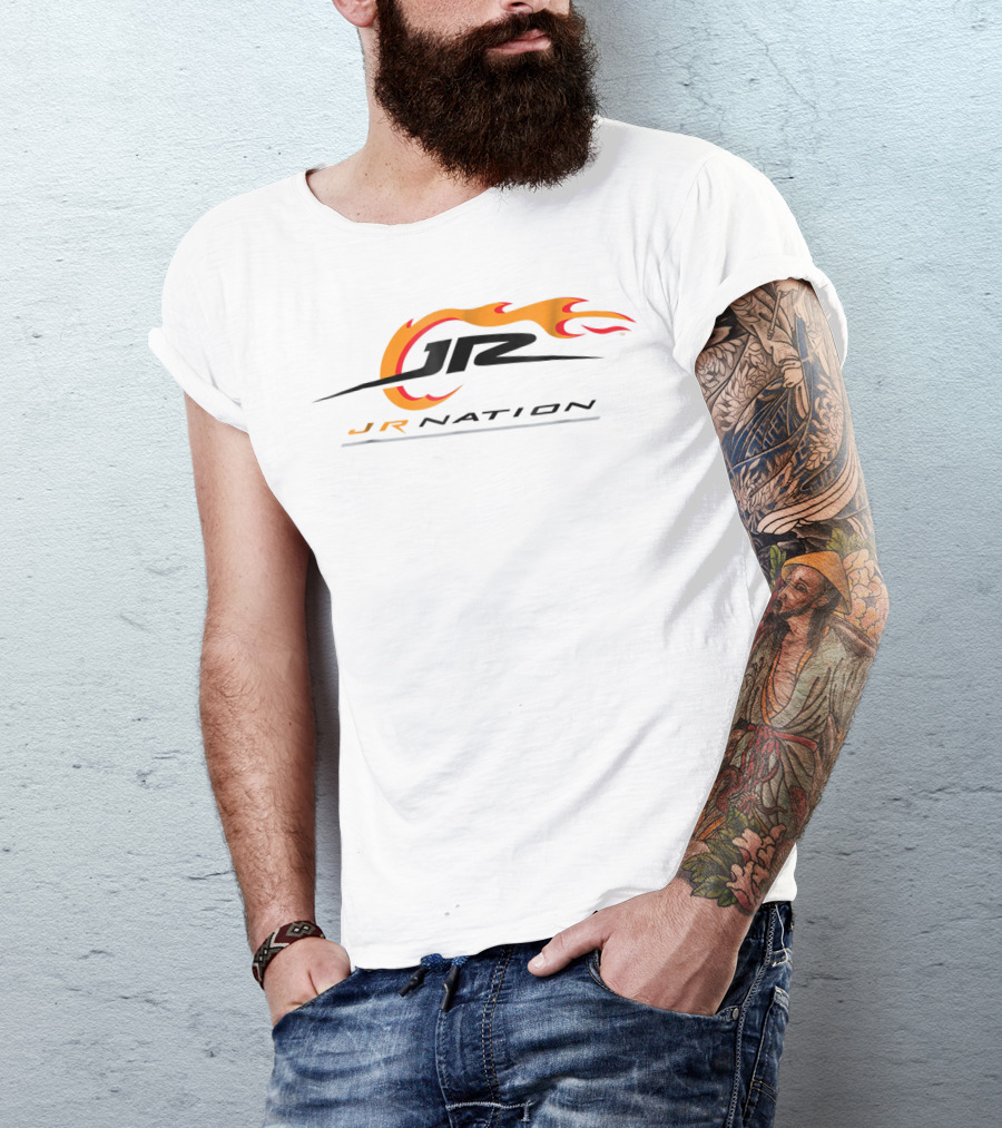 JR Nation Flame Logo Dale Earnhardt Jr T-Shirt