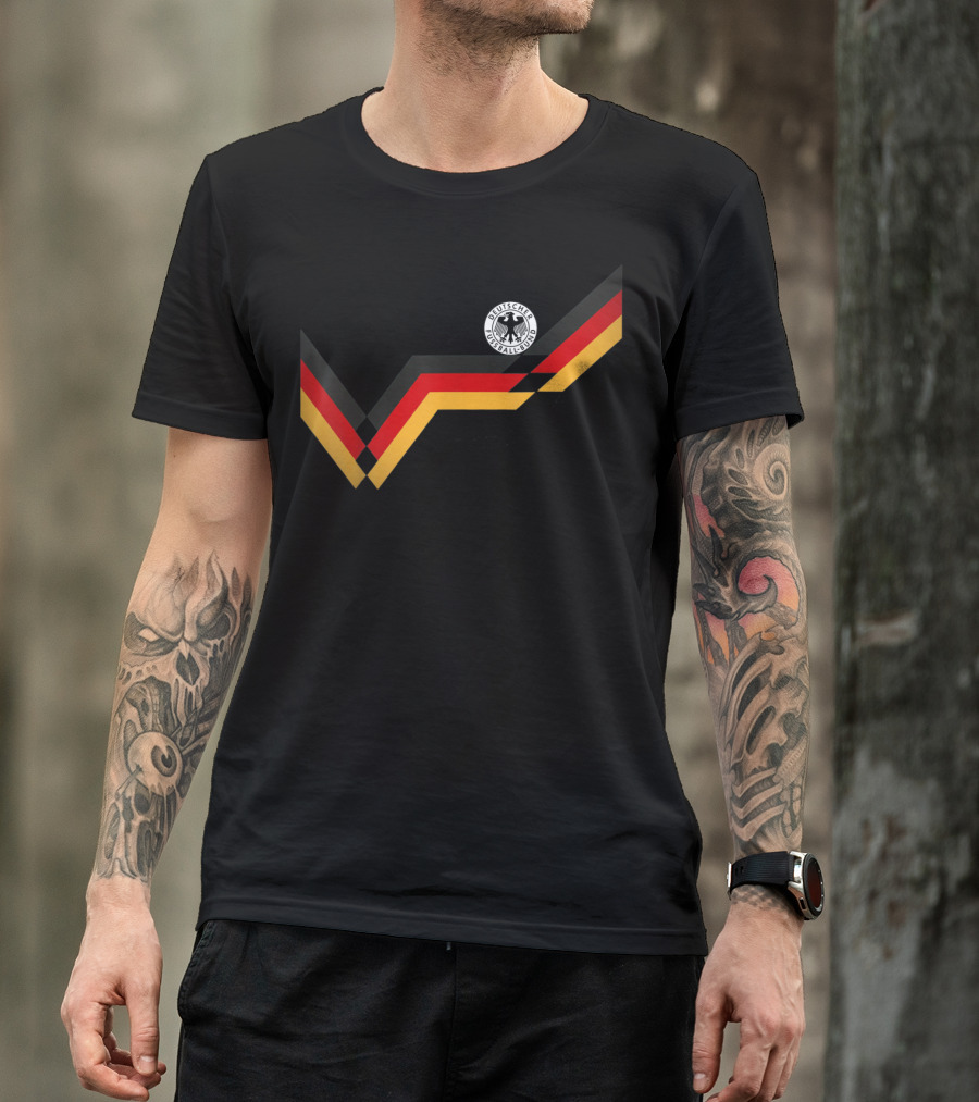 Germany Soccer Jersey Vintage German 1990 Deutsche Fussball-Bund Top T-Shirt