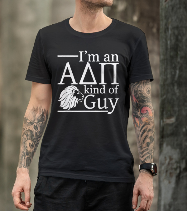 ADPi Alpha Delta Pi I'm An ADPi Kind Of Guy Lion T-Shirt