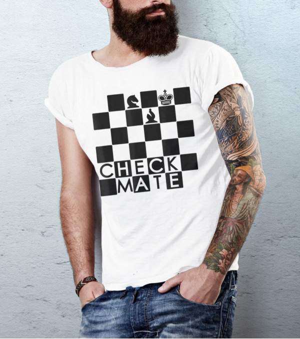 Chess Board Checkmate Knight Bishop King T-Shirt