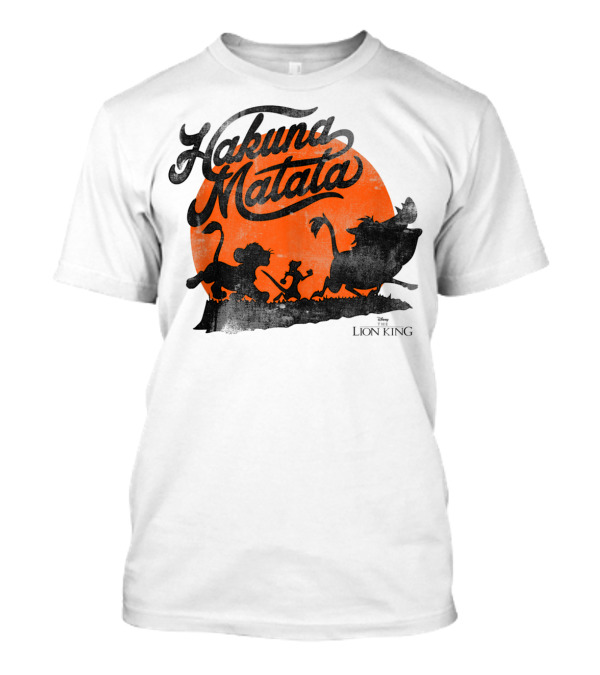 Disney Lion King Hakuna Matata Trio Orange Sunset T-Shirt