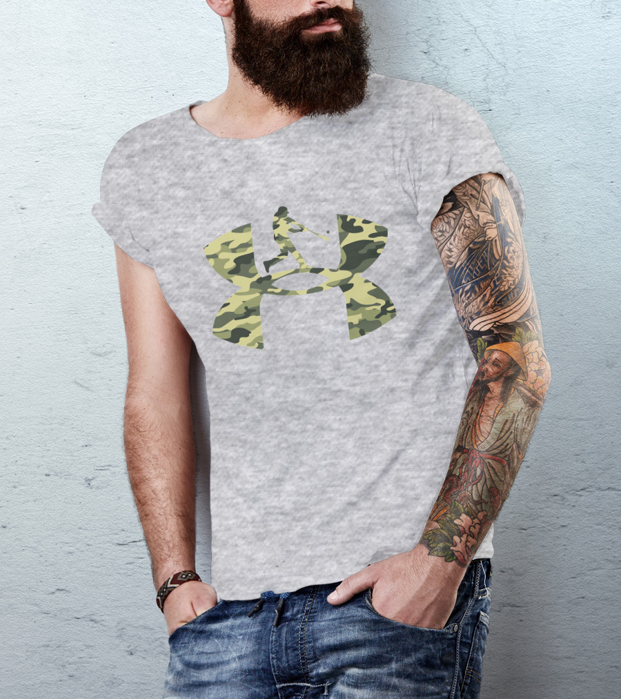 Under Armour Camo Baseball T-Shirt