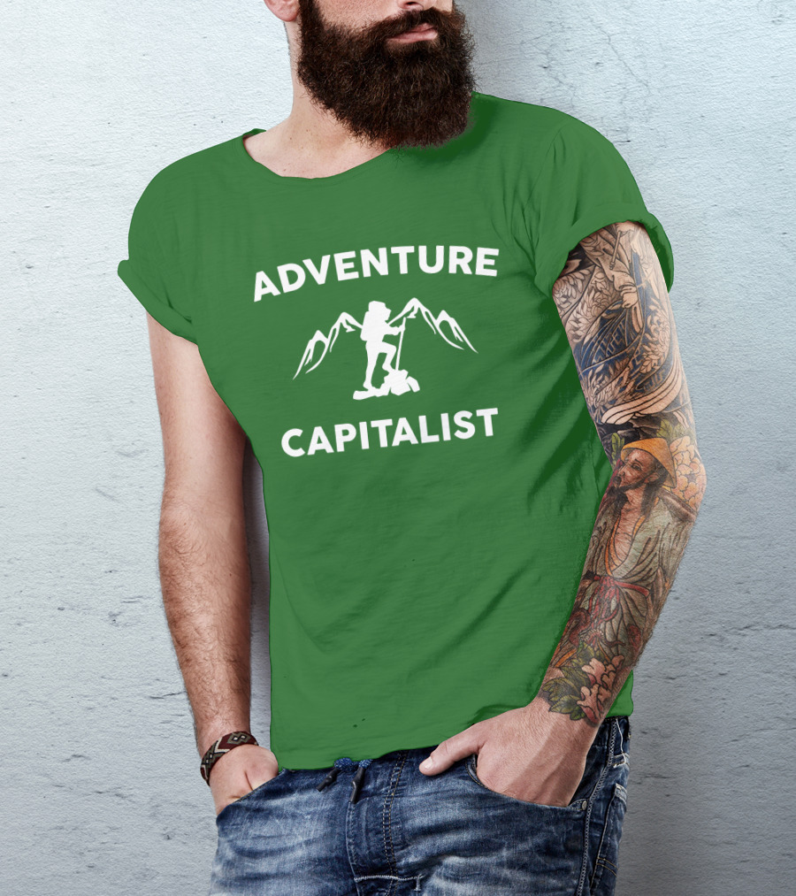 Adventure Capitalist Hiking Mountain Climber T-Shirt