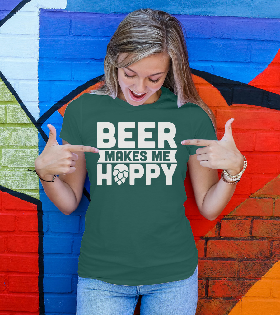 BEER MAKES ME HAPPY T-Shirt
