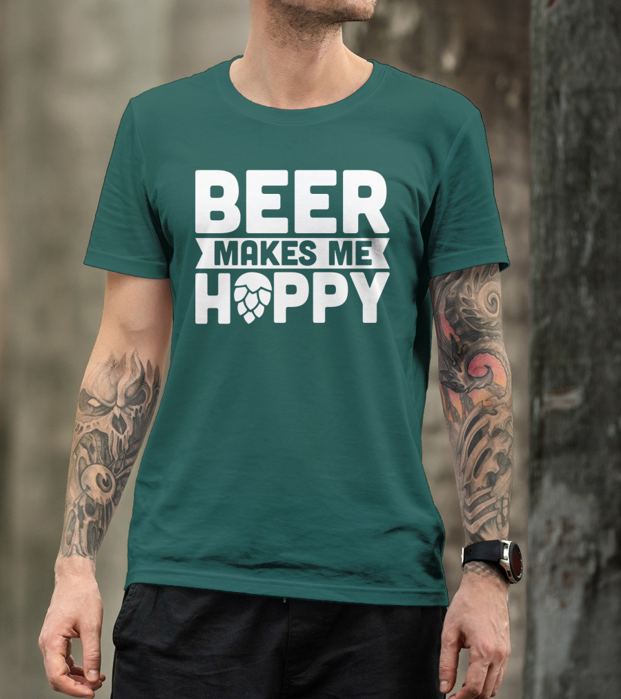 BEER MAKES ME HAPPY T-Shirt