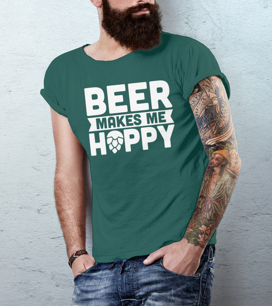 BEER MAKES ME HAPPY T-Shirt