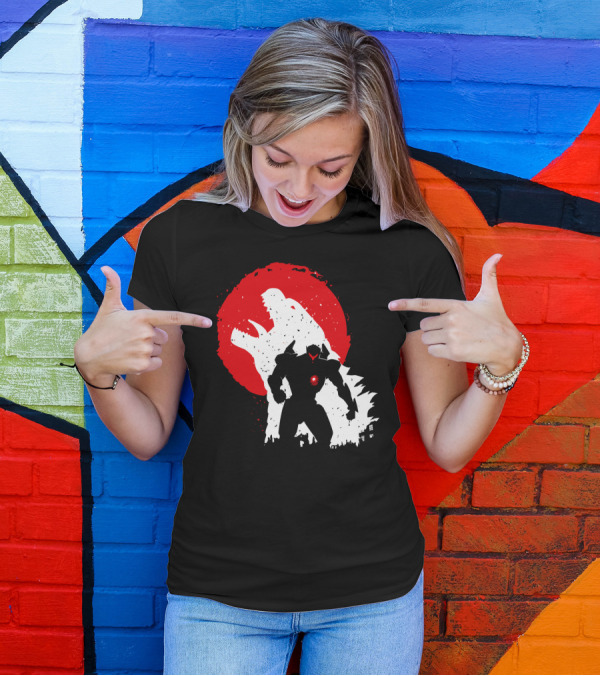 Pacific Rim Mech Vs. Kaiju Battle Scene T-Shirt