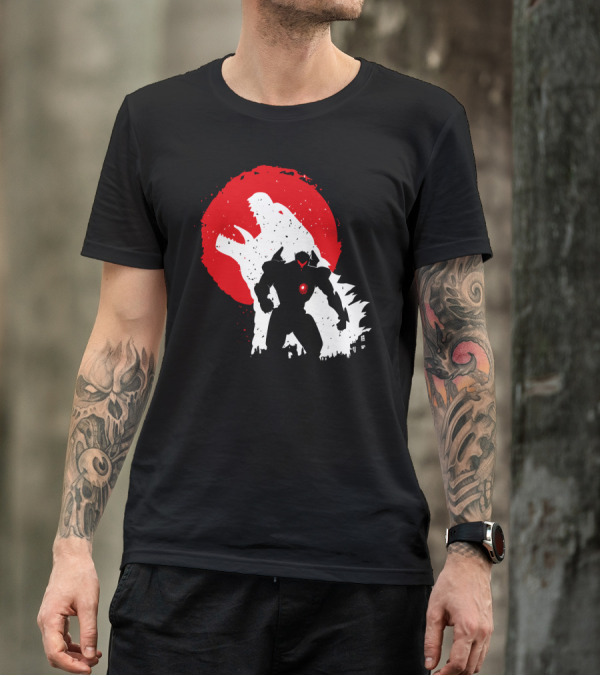 Pacific Rim Mech Vs. Kaiju Battle Scene T-Shirt