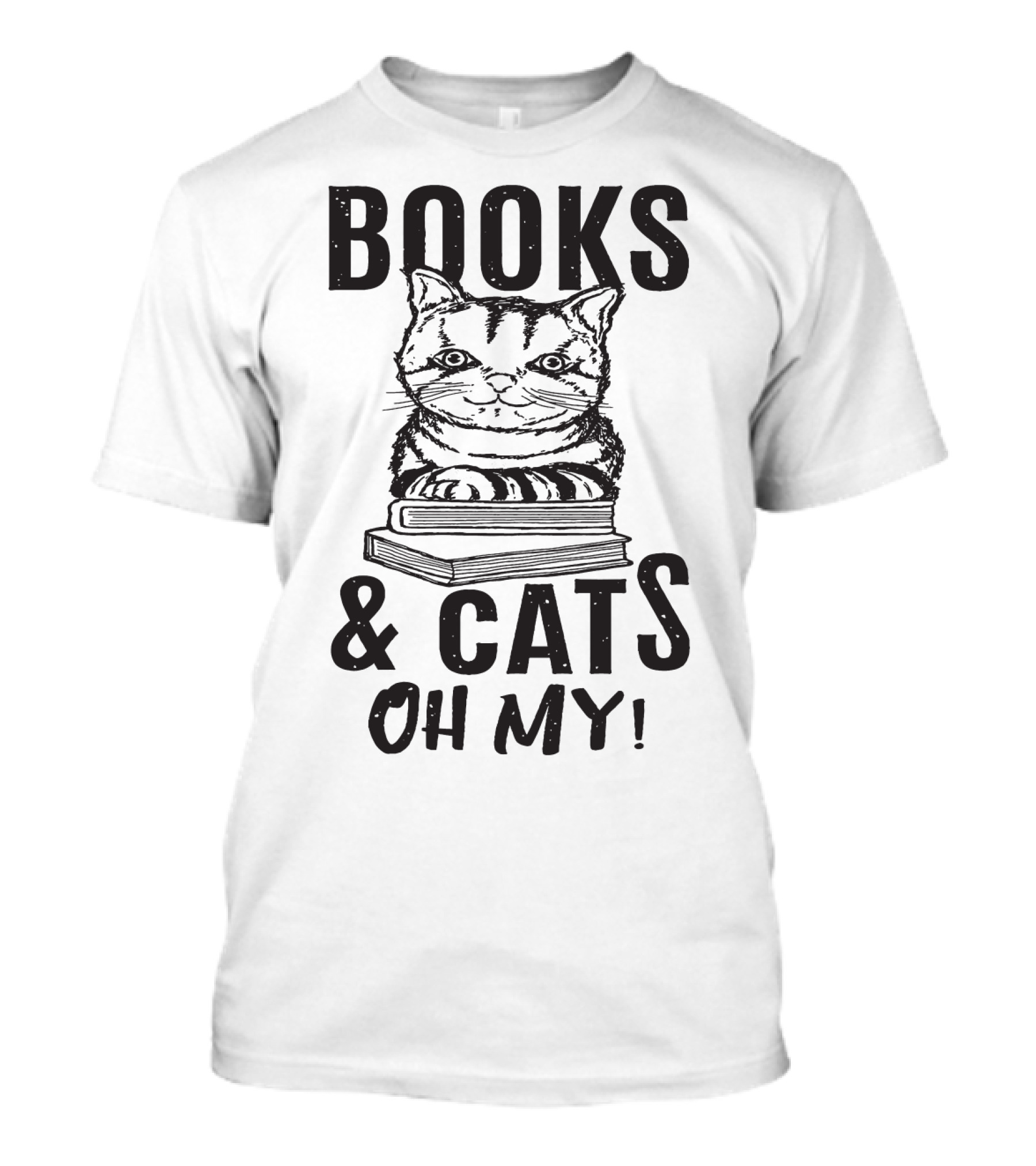 BOOKS And CATS OH MY T-Shirt