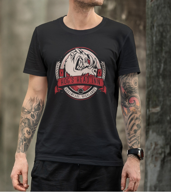 Hog's Head Inn Hogsmeade Village 1714 Highlands T-Shirt