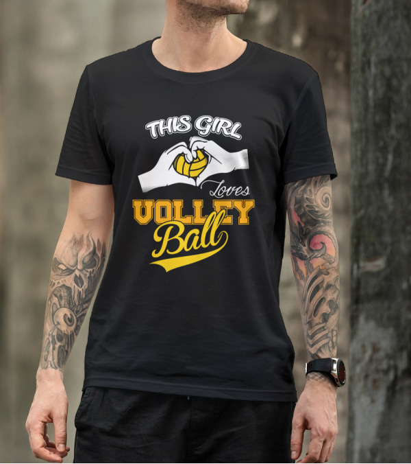 This Girl Loves Volleyball T-Shirt