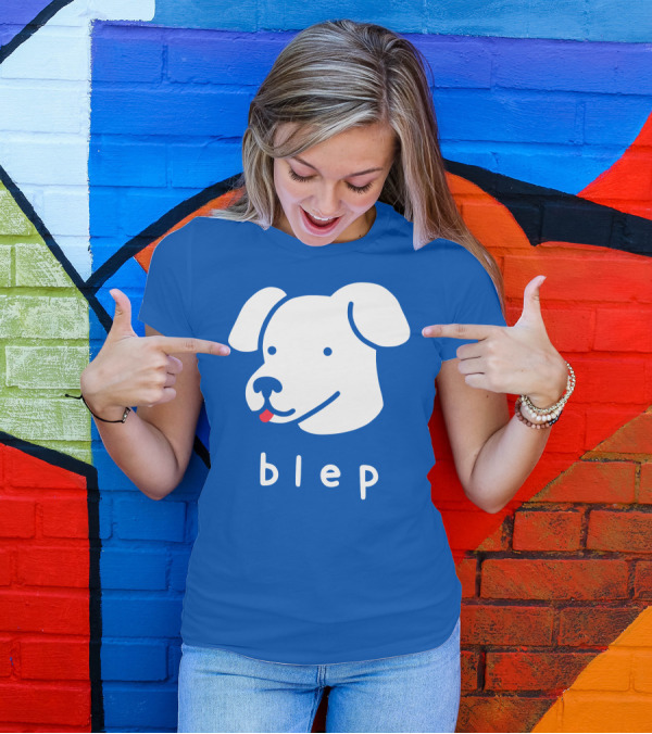 Blep Dog With Tongue Out T-Shirt