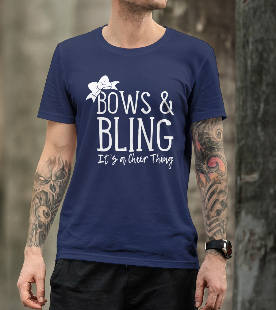 Bows And Bling It's A Cheer Thing Enthusiasts Unite T-Shirt