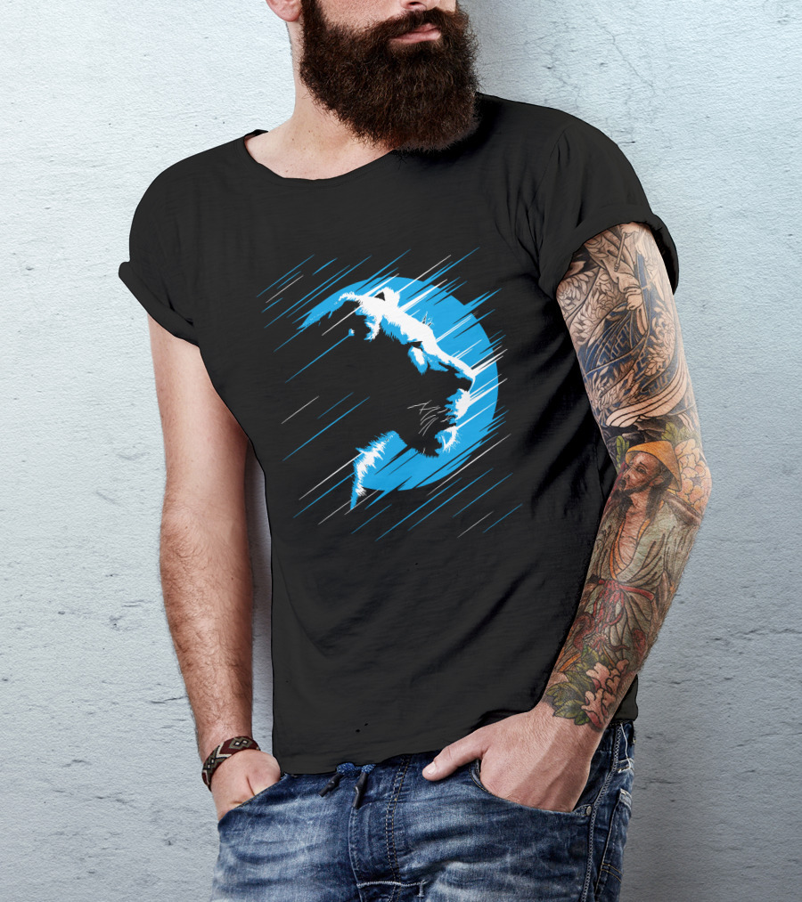 Lioness Blue Predator In Moonlight Stripes T-Shirt