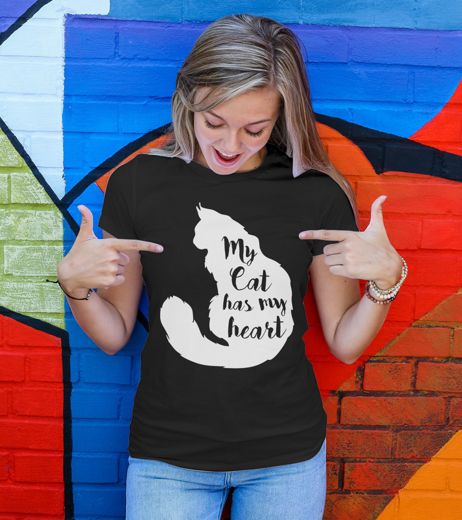 My Cat Has My Heart Cat T-Shirt