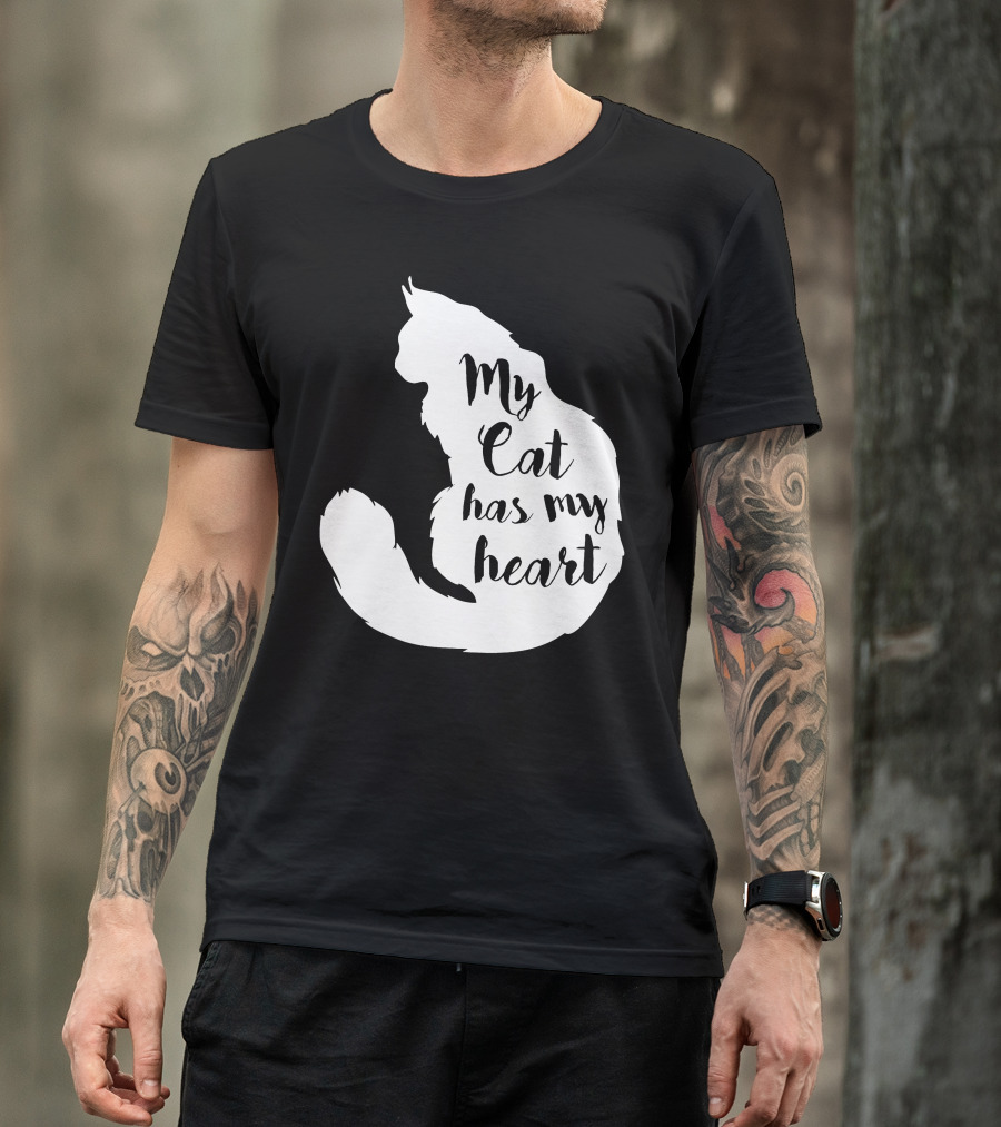 My Cat Has My Heart Cat T-Shirt