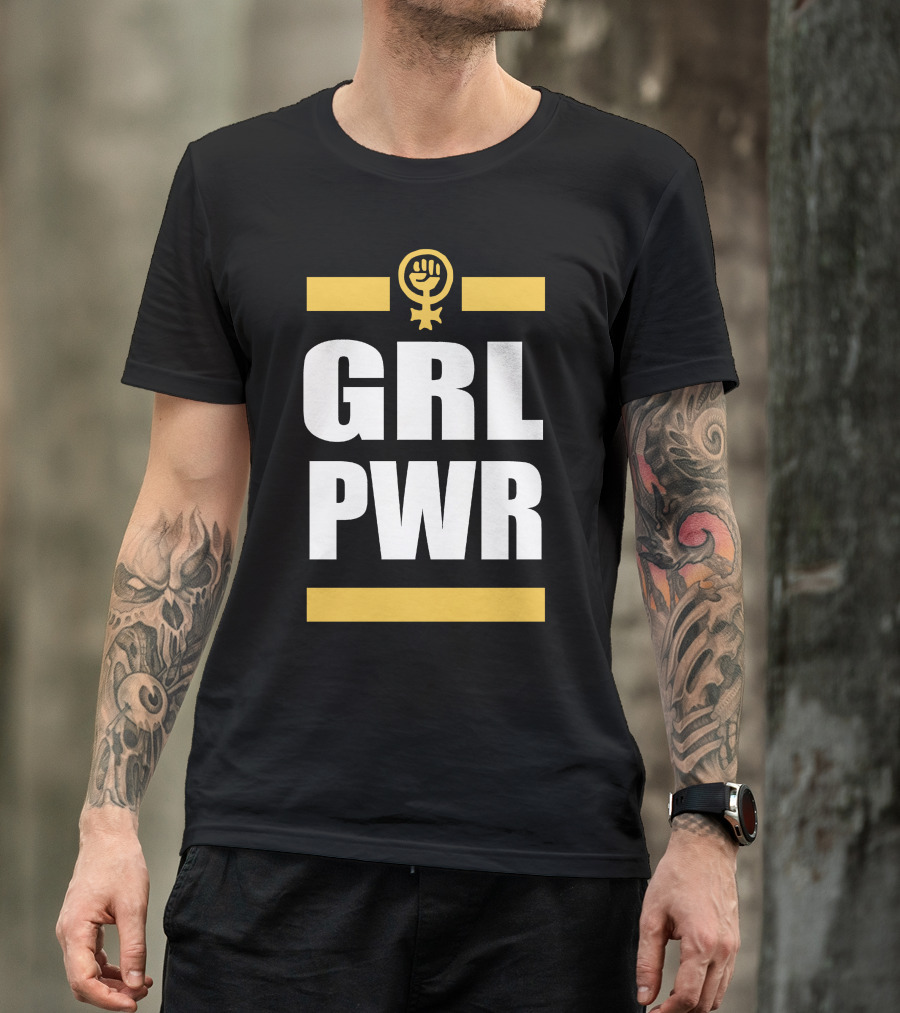 GRL PWR Feminist Symbol Empowerment T-Shirt