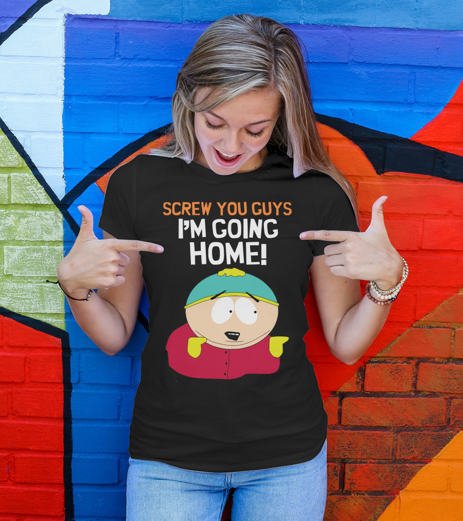 Screw You Guys I'm Going Home South Park Character T-Shirt
