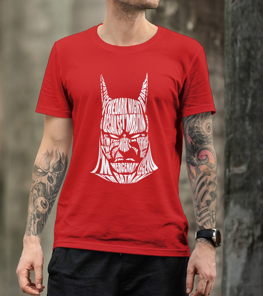 The Dark Knight Rises Batman Legend Mercenary Justice T-Shirt