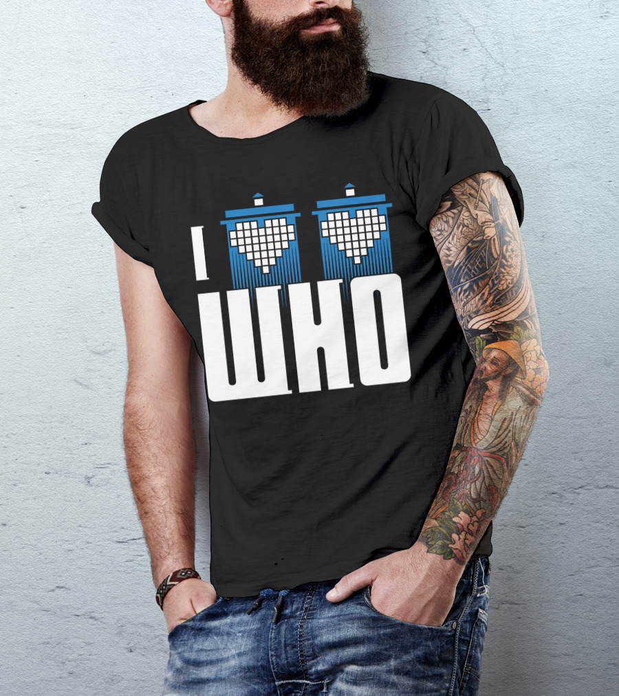 I Heart TARDIS Who T-Shirt