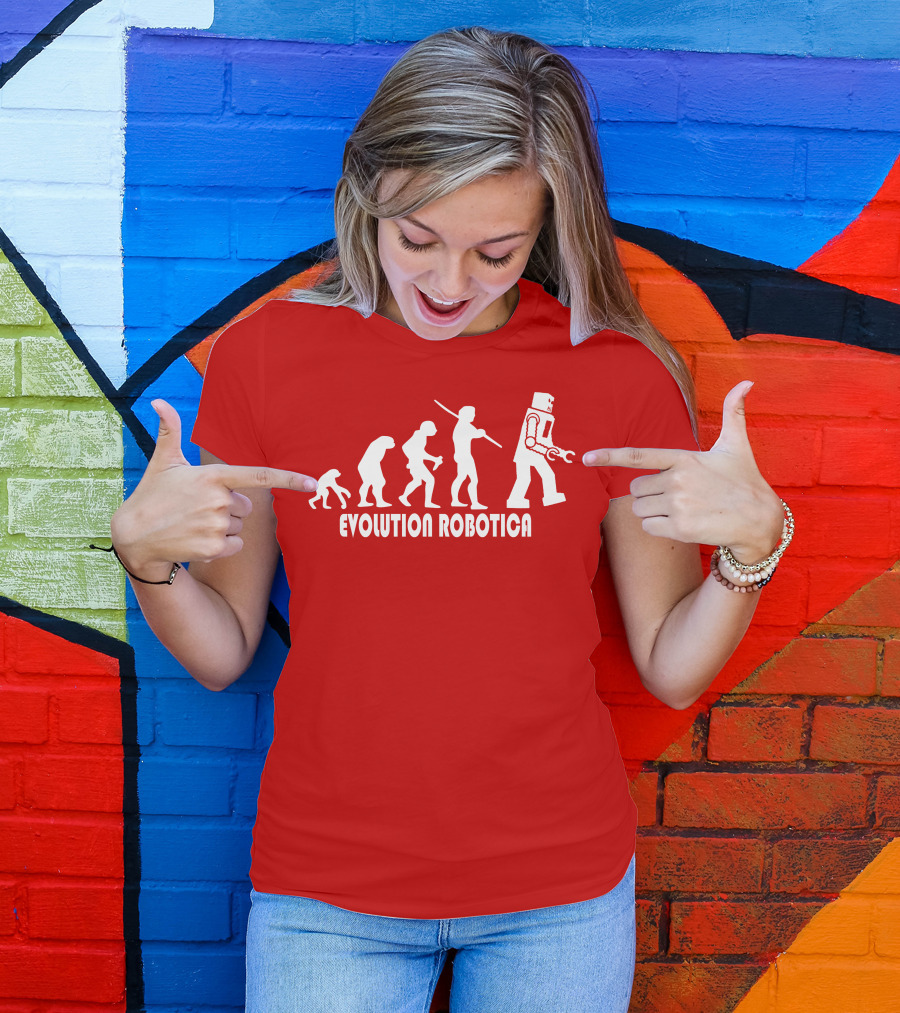 Evolution Robotica Human To Robot Transformation T-Shirt