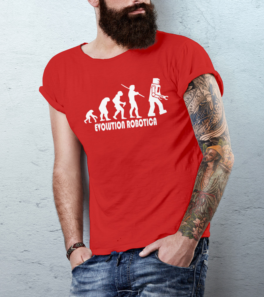 Evolution Robotica Human To Robot Transformation T-Shirt