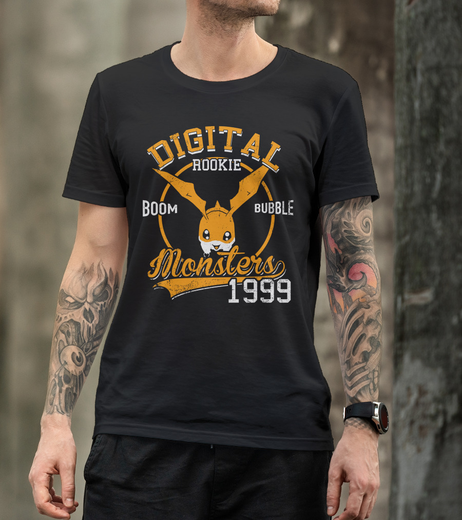 Digital Rookie Monsters Boom Bubble 1999 T-Shirt