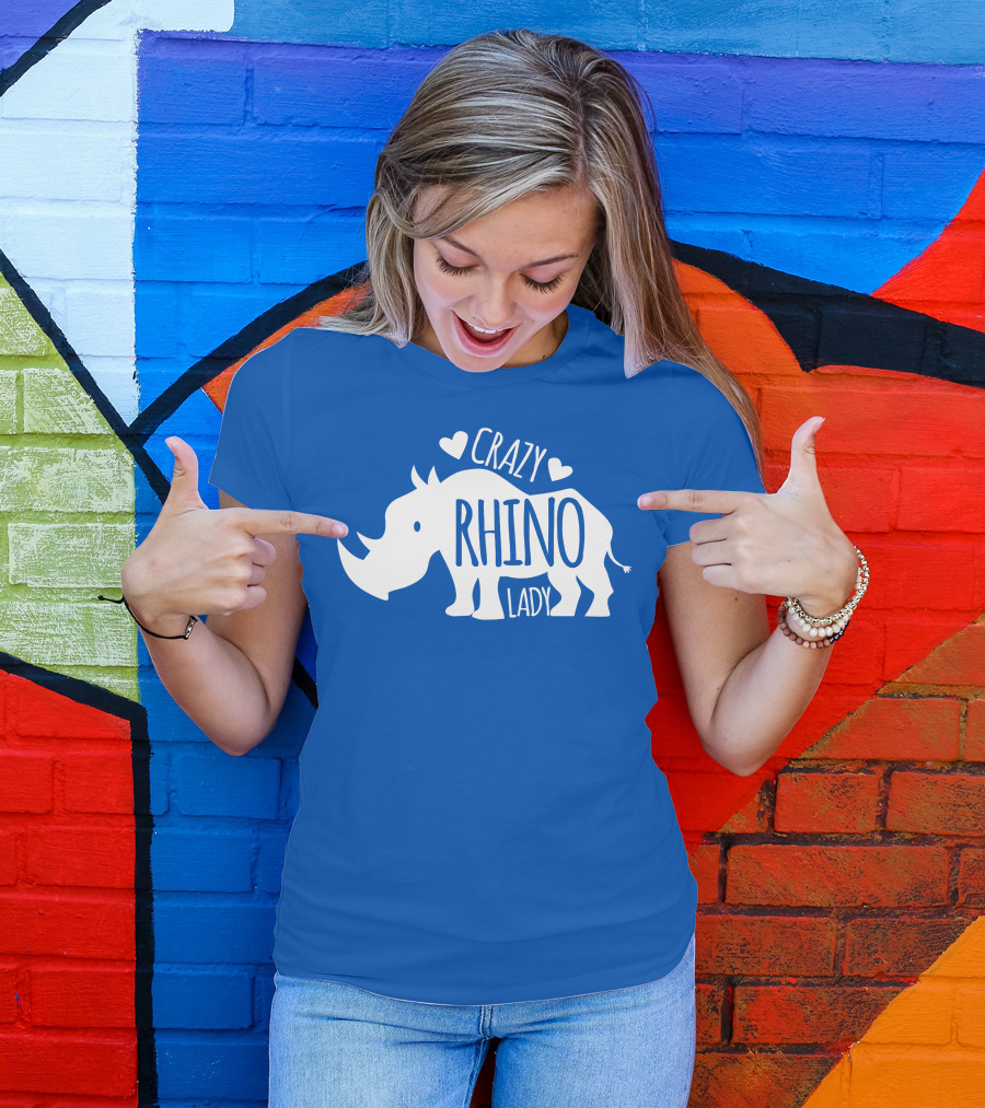 CRAZY RHINO LADY T-Shirt