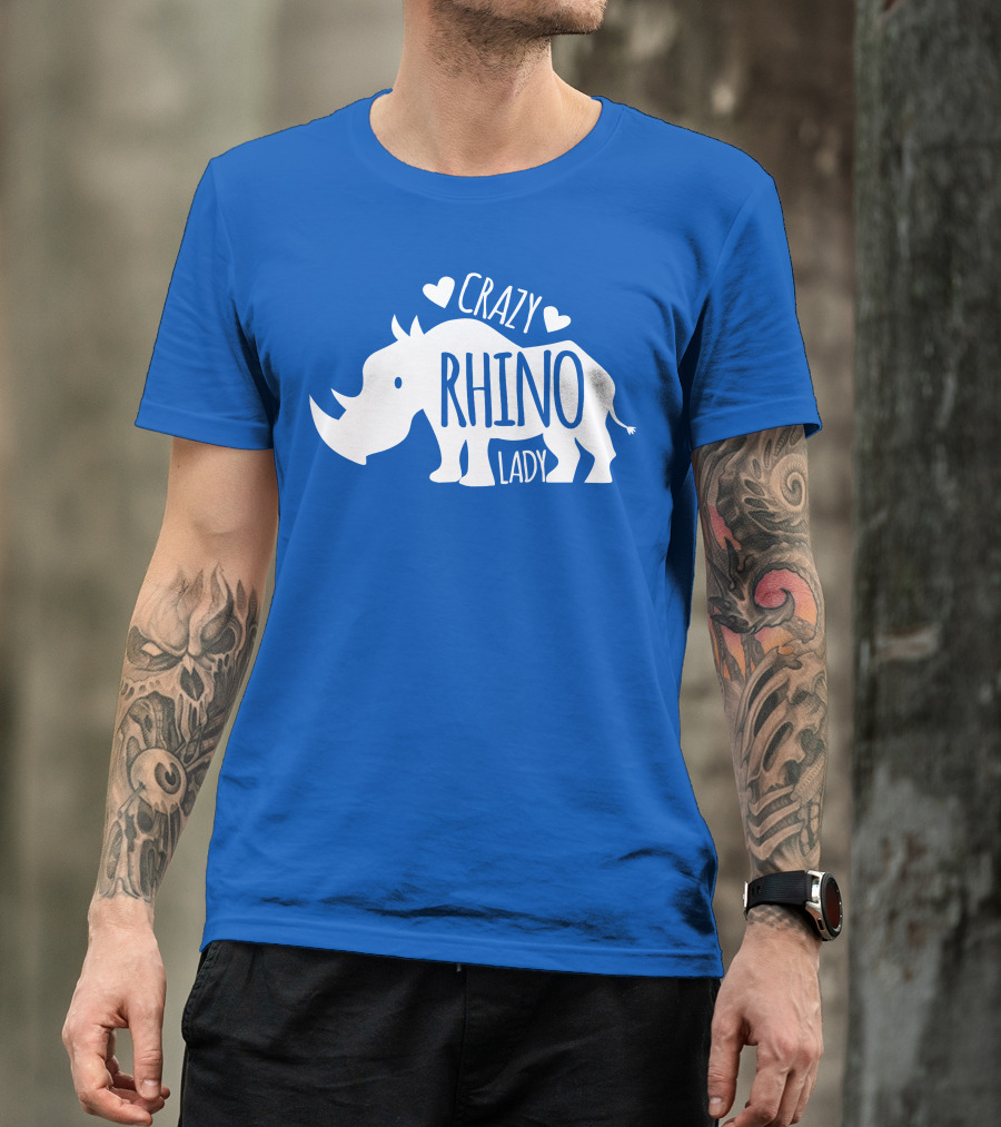 CRAZY RHINO LADY T-Shirt