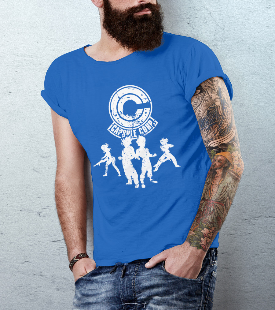 Capsule Corp Dragon Ball Z Characters T-Shirt