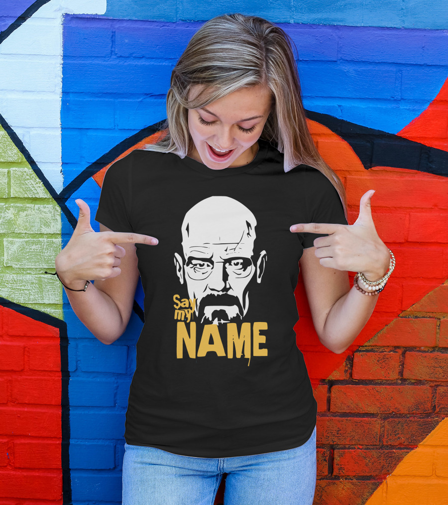Heisenberg Breaking Bad Say My Name T-Shirt