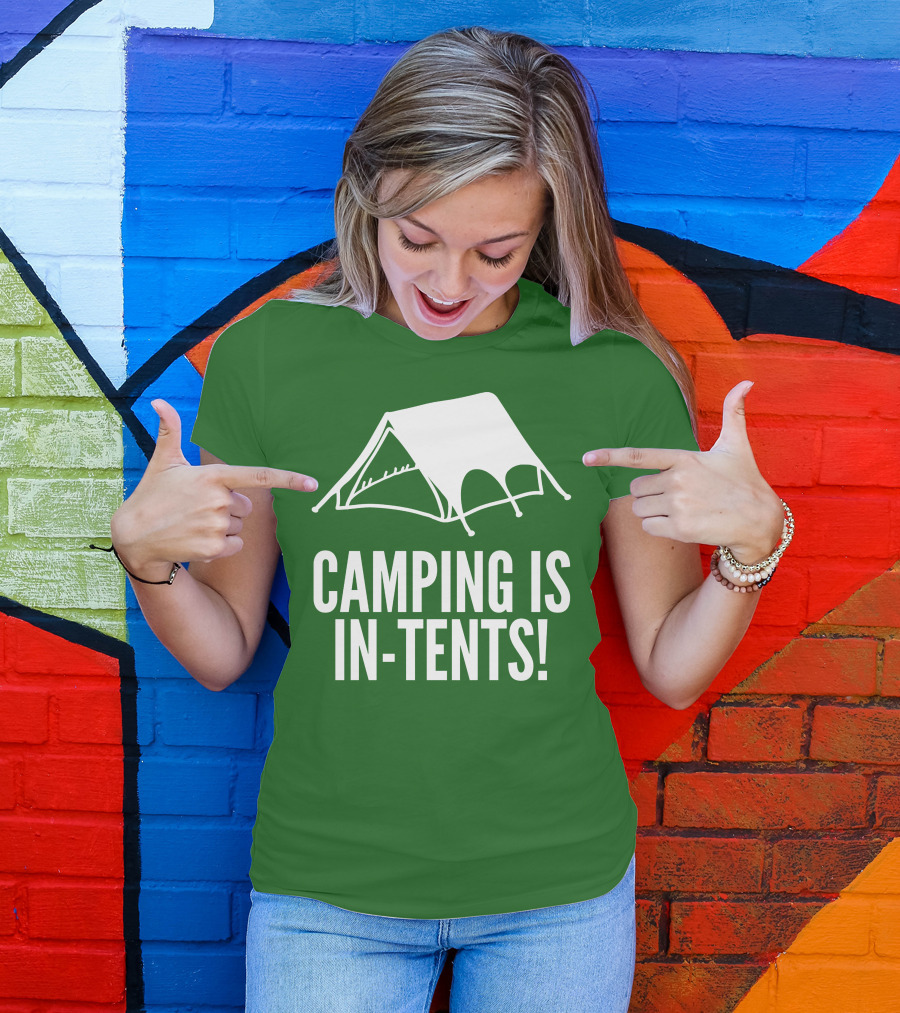Camping Is In-Tents Camping Tent Image T-Shirt