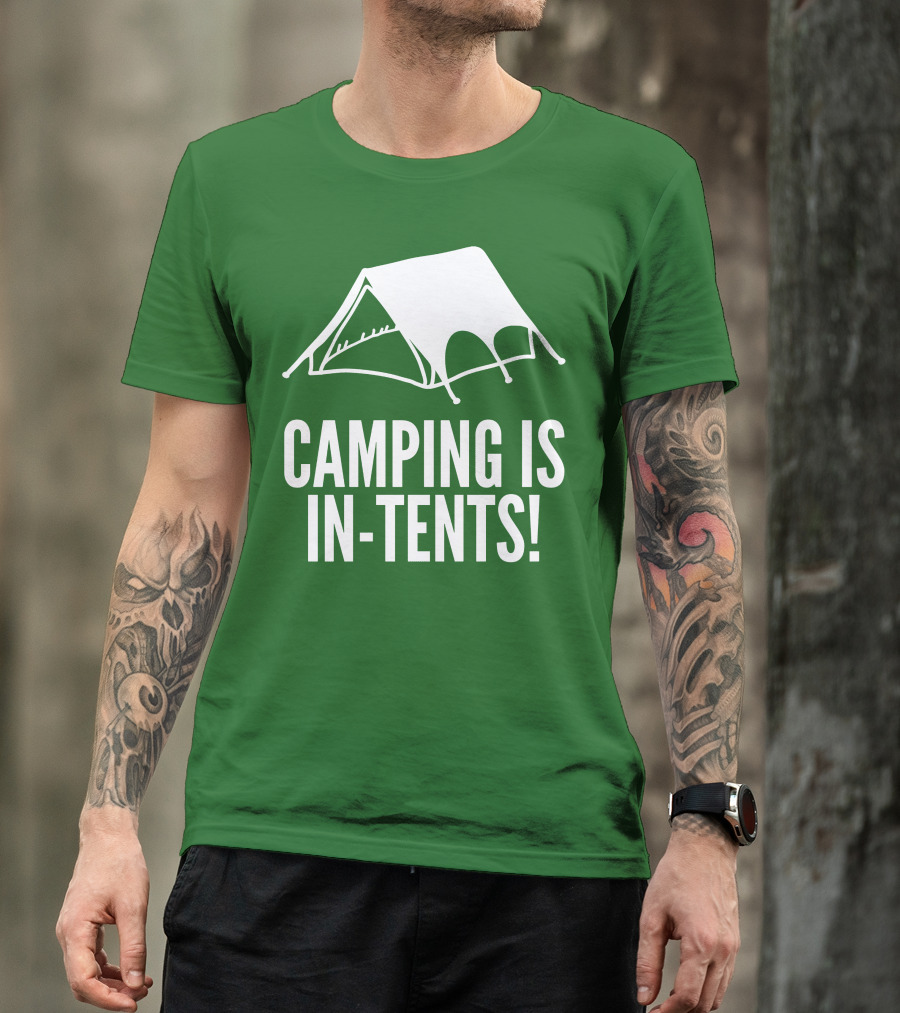 Camping Is In-Tents Camping Tent Image T-Shirt