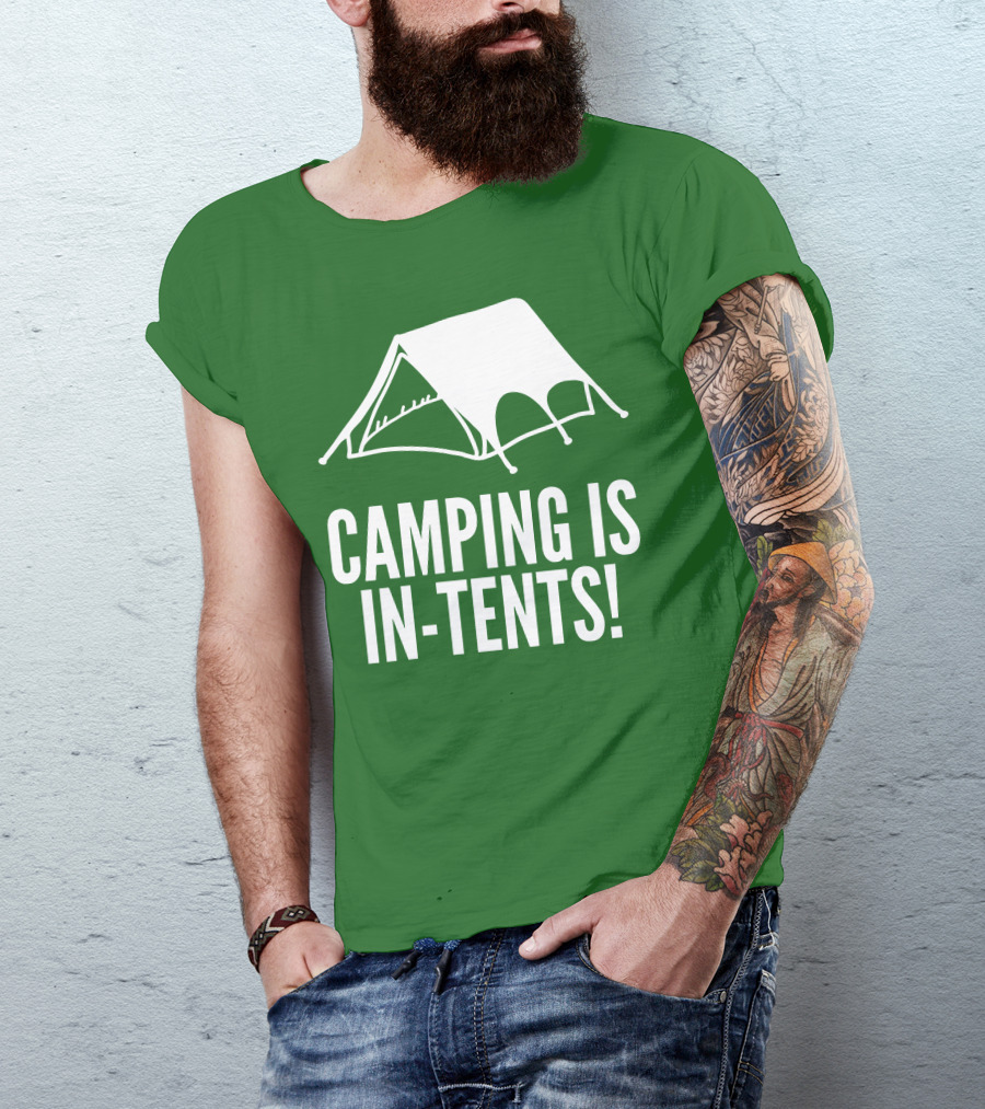 Camping Is In-Tents Camping Tent Image T-Shirt