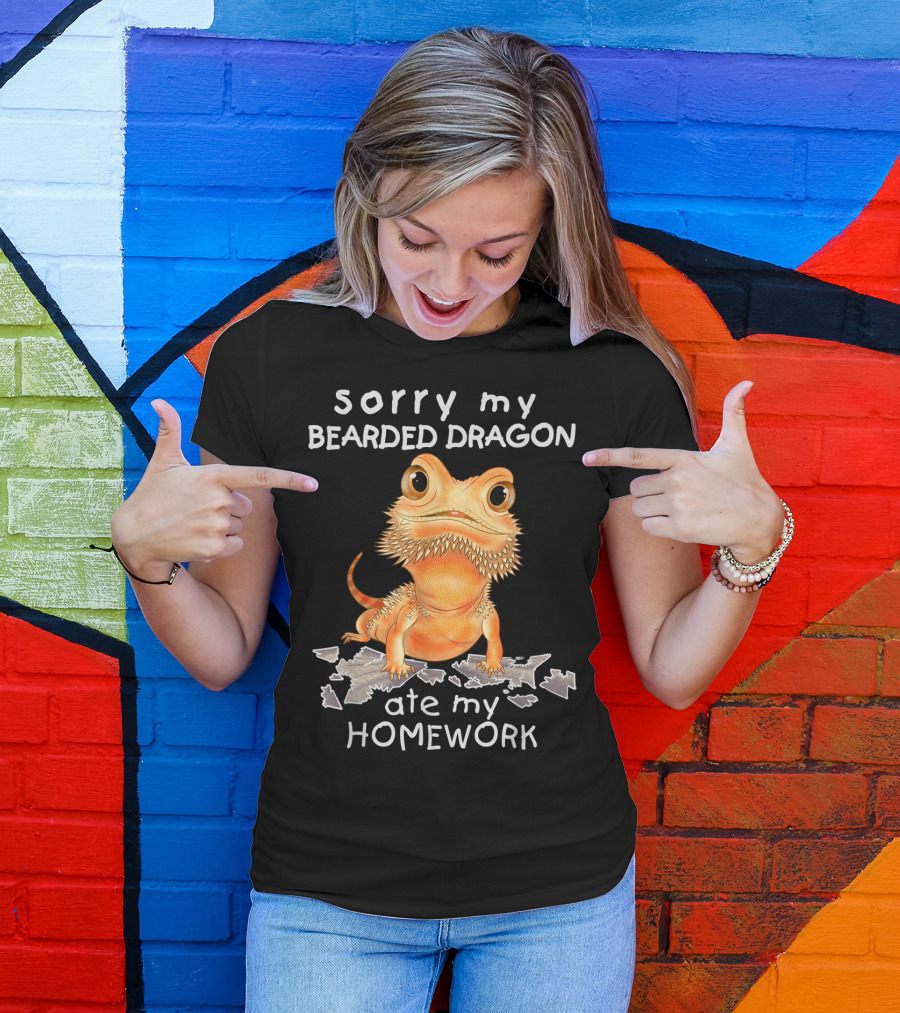 Sorry My Bearded Dragon Ate My Homework T-Shirt