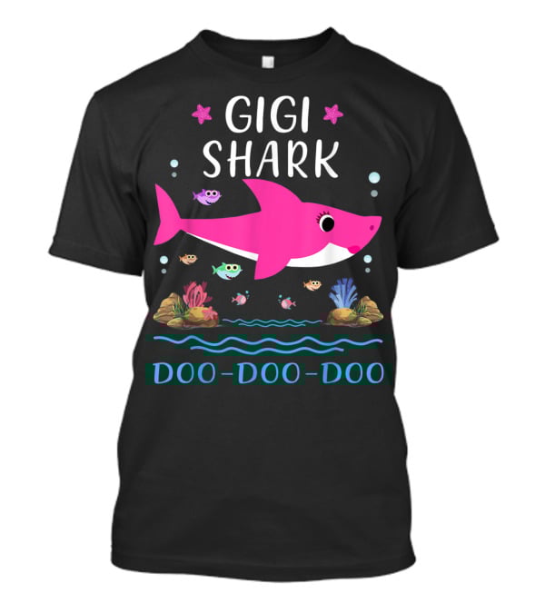 Gigi Shark Doo Doo Doo Family Matching Shark T-Shirt