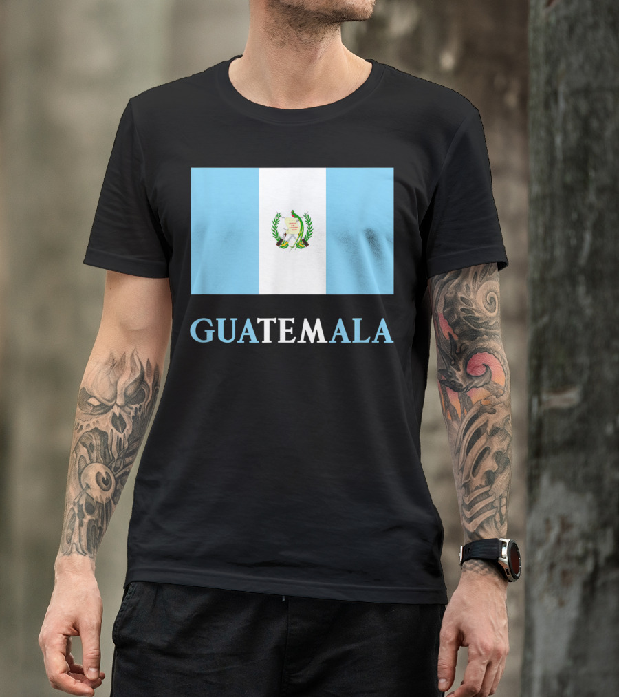 Guatemala Flag Bandera Guatemalteca Guatemala T-Shirt