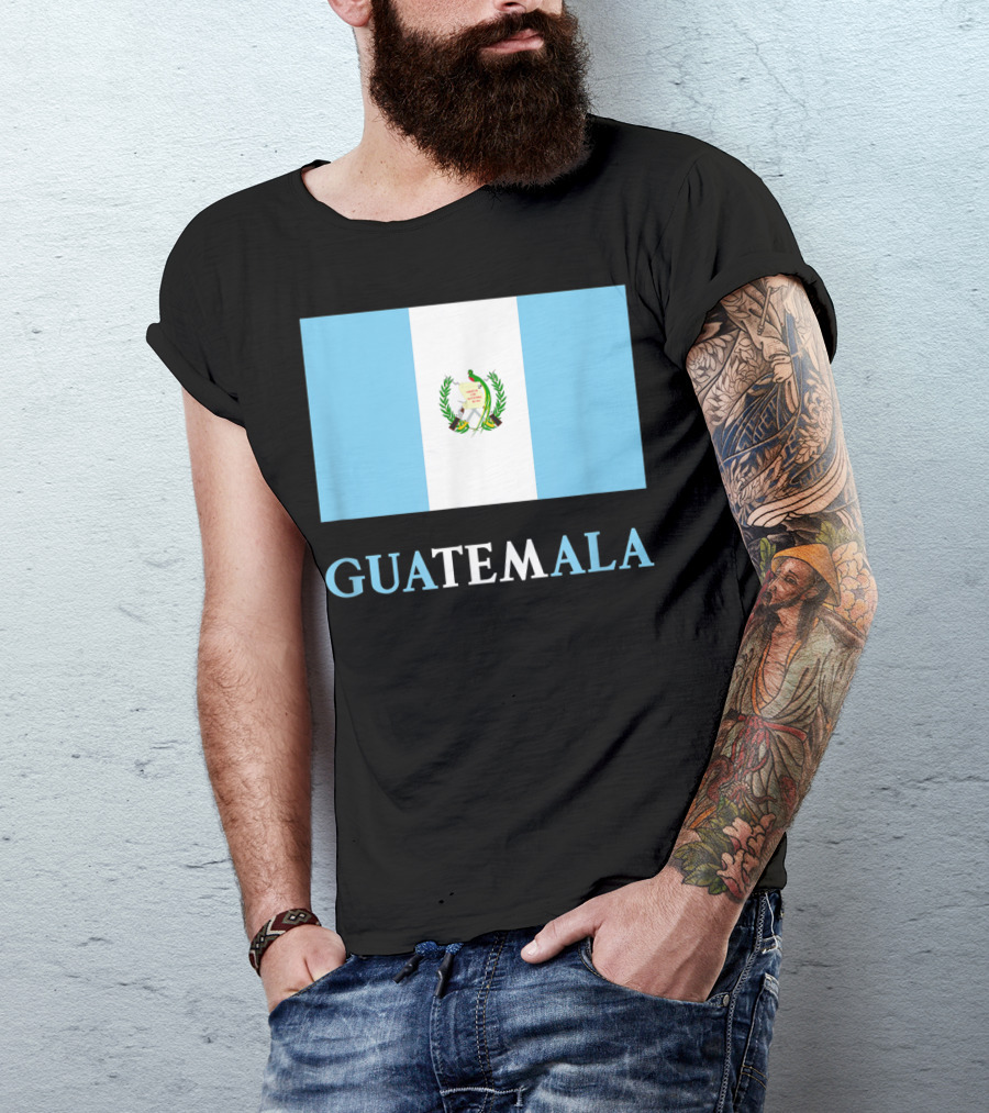 Guatemala Flag Bandera Guatemalteca Guatemala T-Shirt
